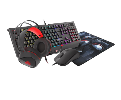 Zestaw (Mysz + Klawiatura) GENESIS Cobalt 330 RGB 4w1 Z28599